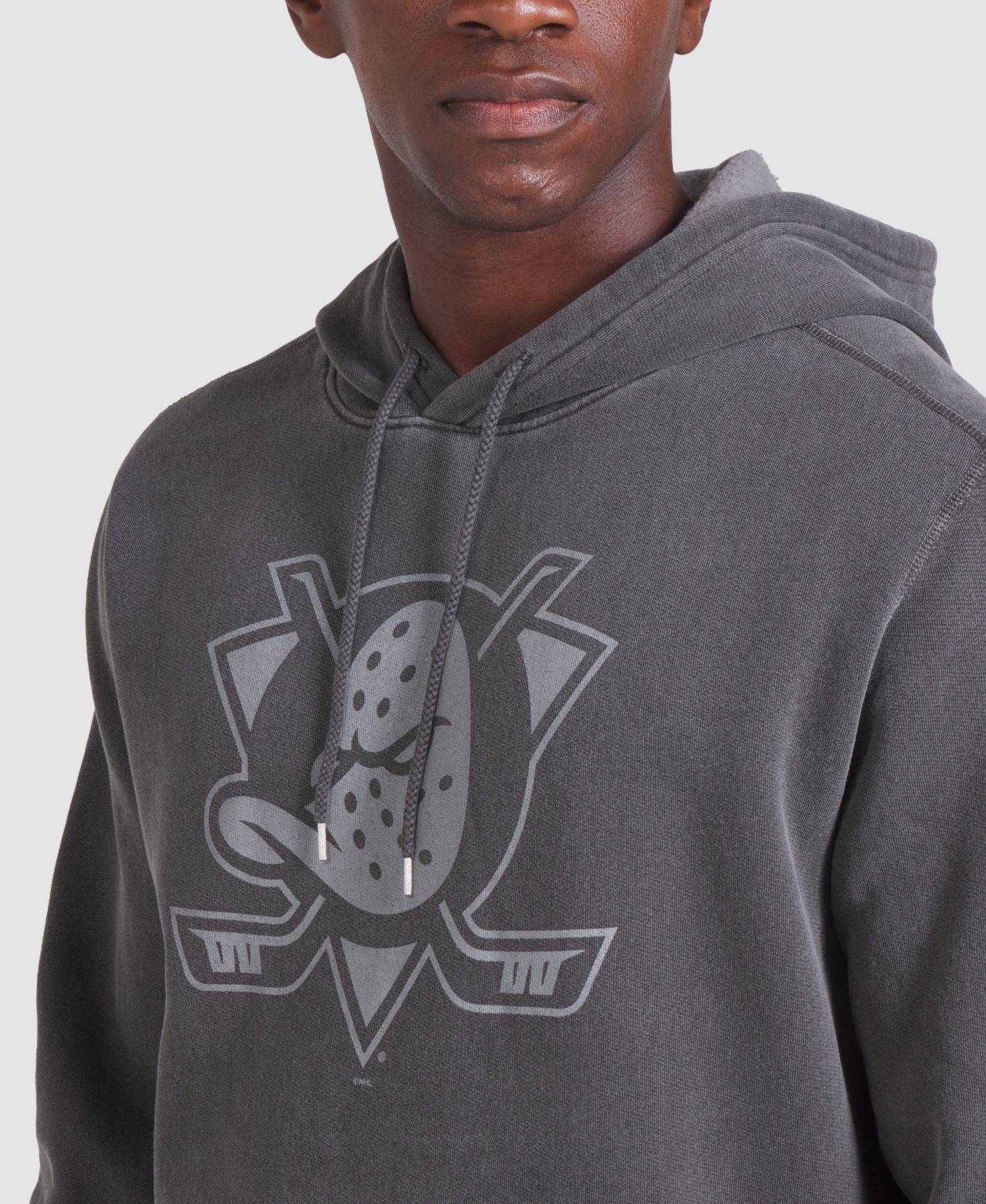 Men's Black Anaheim Ducks Made in Canada Pullover Hoodie