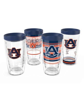 Auburn Tigers 4-Pack 16oz. Classic Tumbler Set