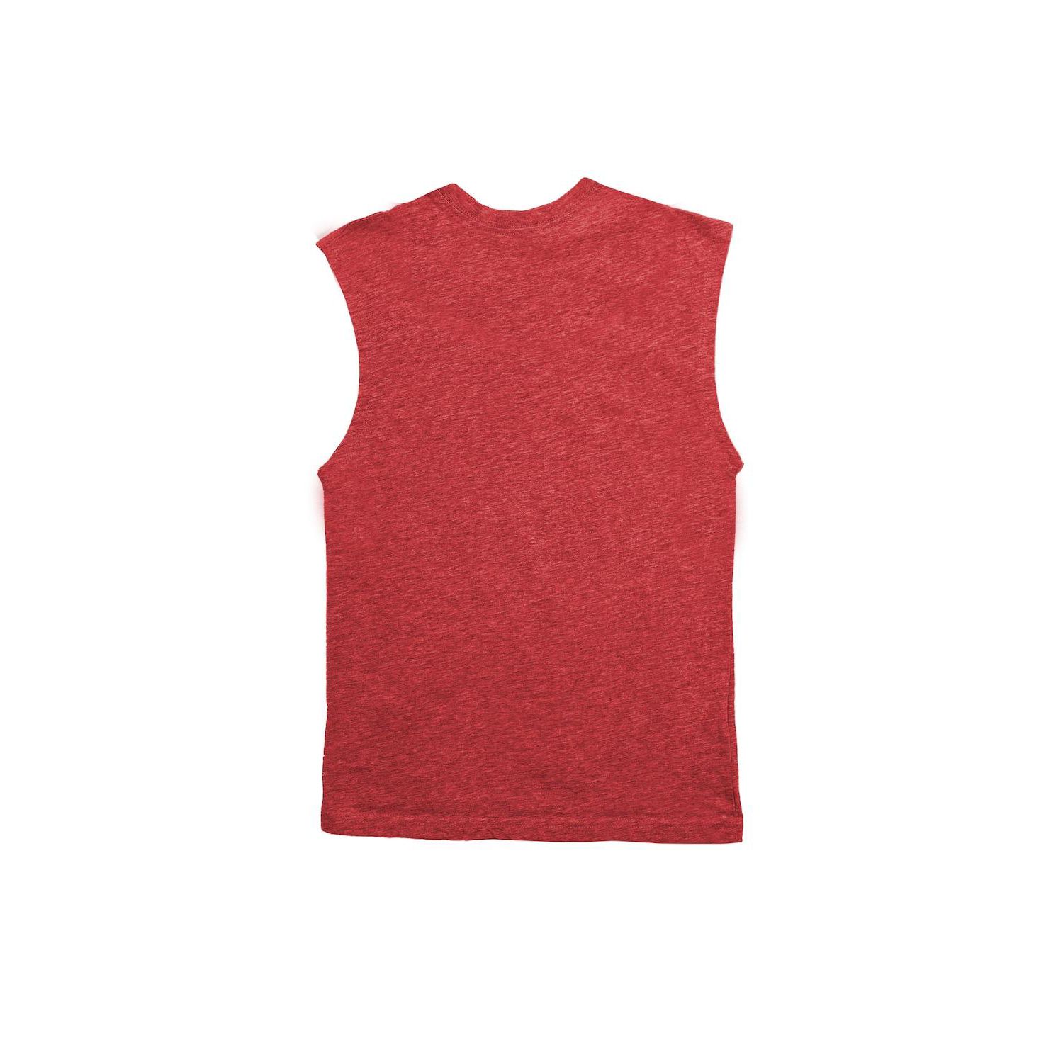 Big Boys and Girls Heather Scarlet San Francisco 49ers Muscle Tank Top