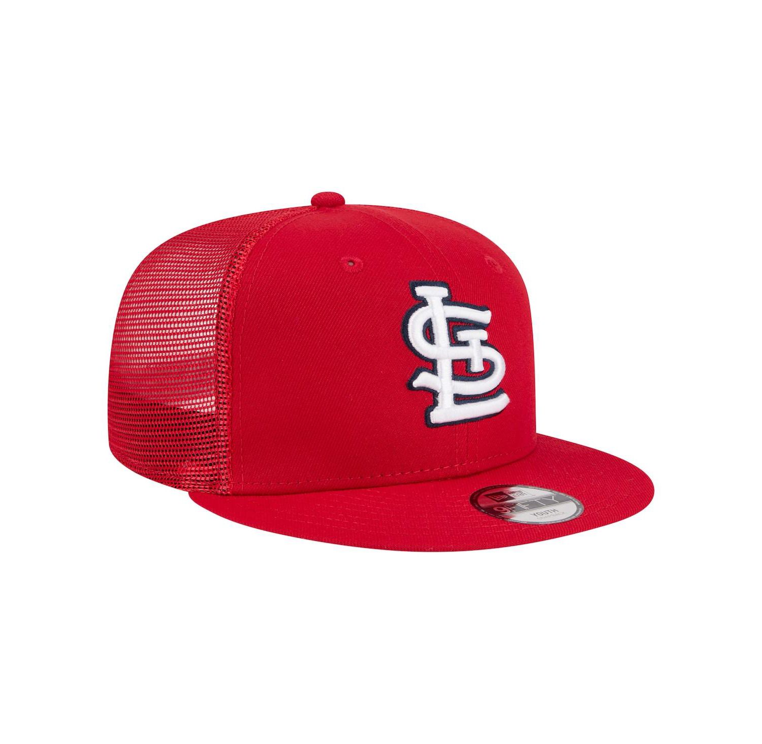 Big Boys and Girls Red St. Louis Cardinals 9FIFTY Trucker Snapback Hat