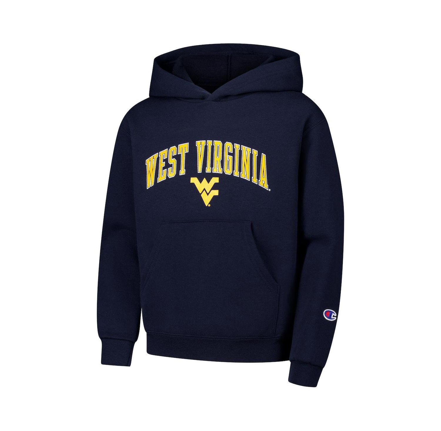 Big Boys and Girls Navy West Virginia Mountaineers Campus Pullover Hoodie