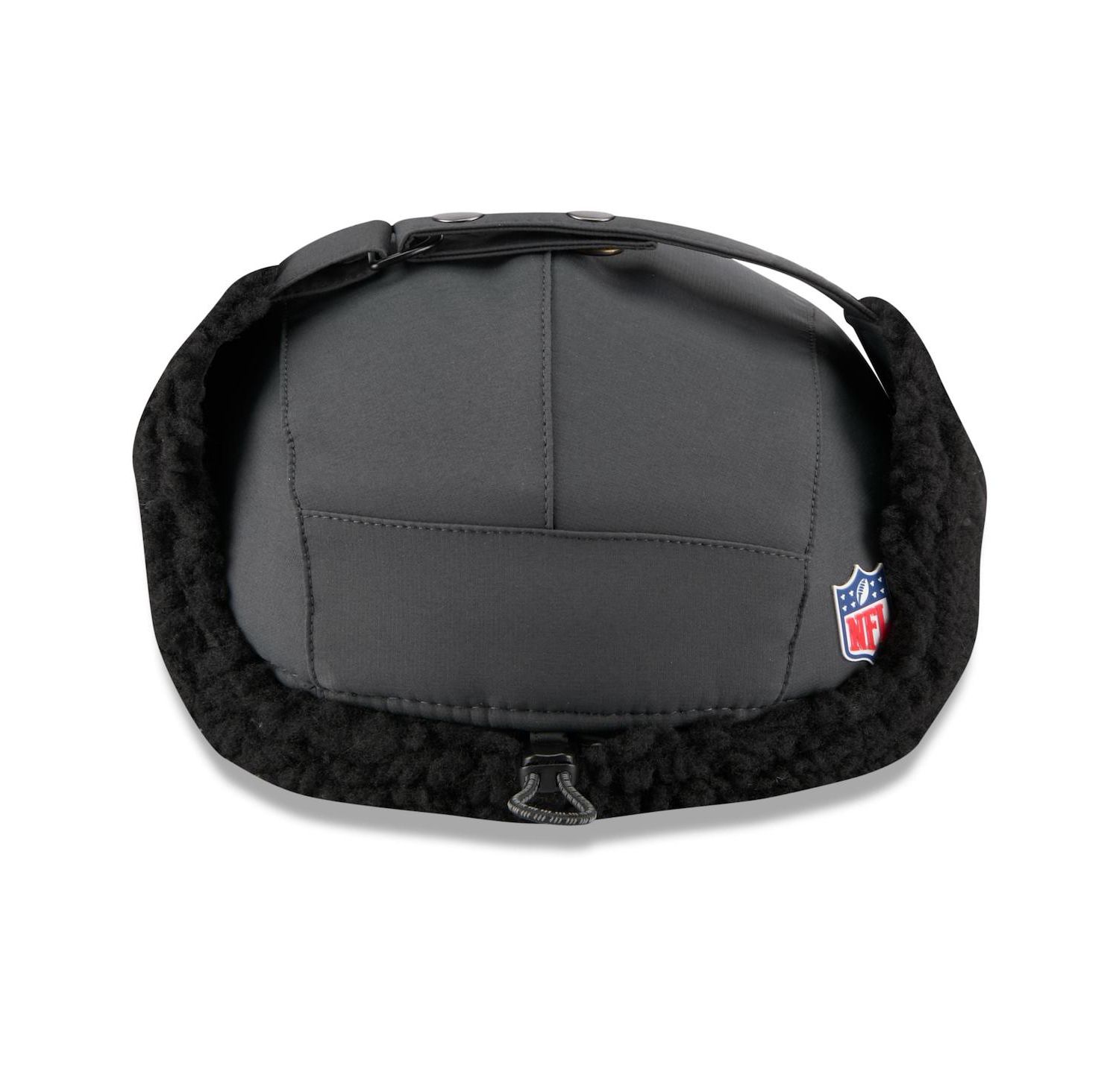 Men's Charcoal Atlanta Falcons 2025 Sideline Cold Weather Runner Dog Ear Adjustable Hat