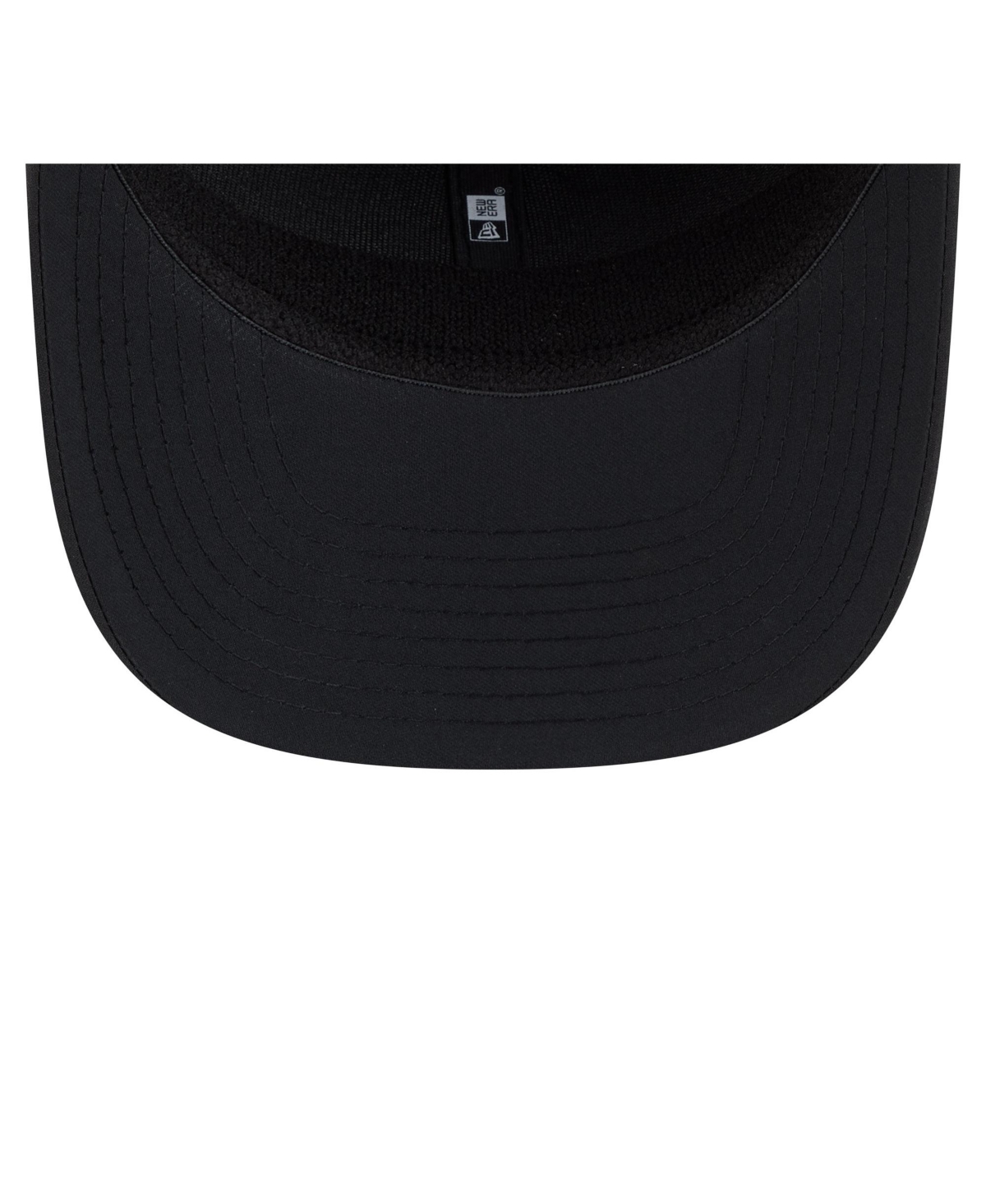 New Era Men's Black Philadelphia 76ers Sport Rope Vented Stretch-Snap 9SEVENTY Hat