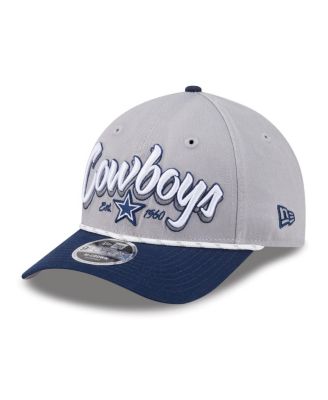 Men's Gray Dallas Cowboys Team Loyal A-Frame 9FORTY Adjustable Hat