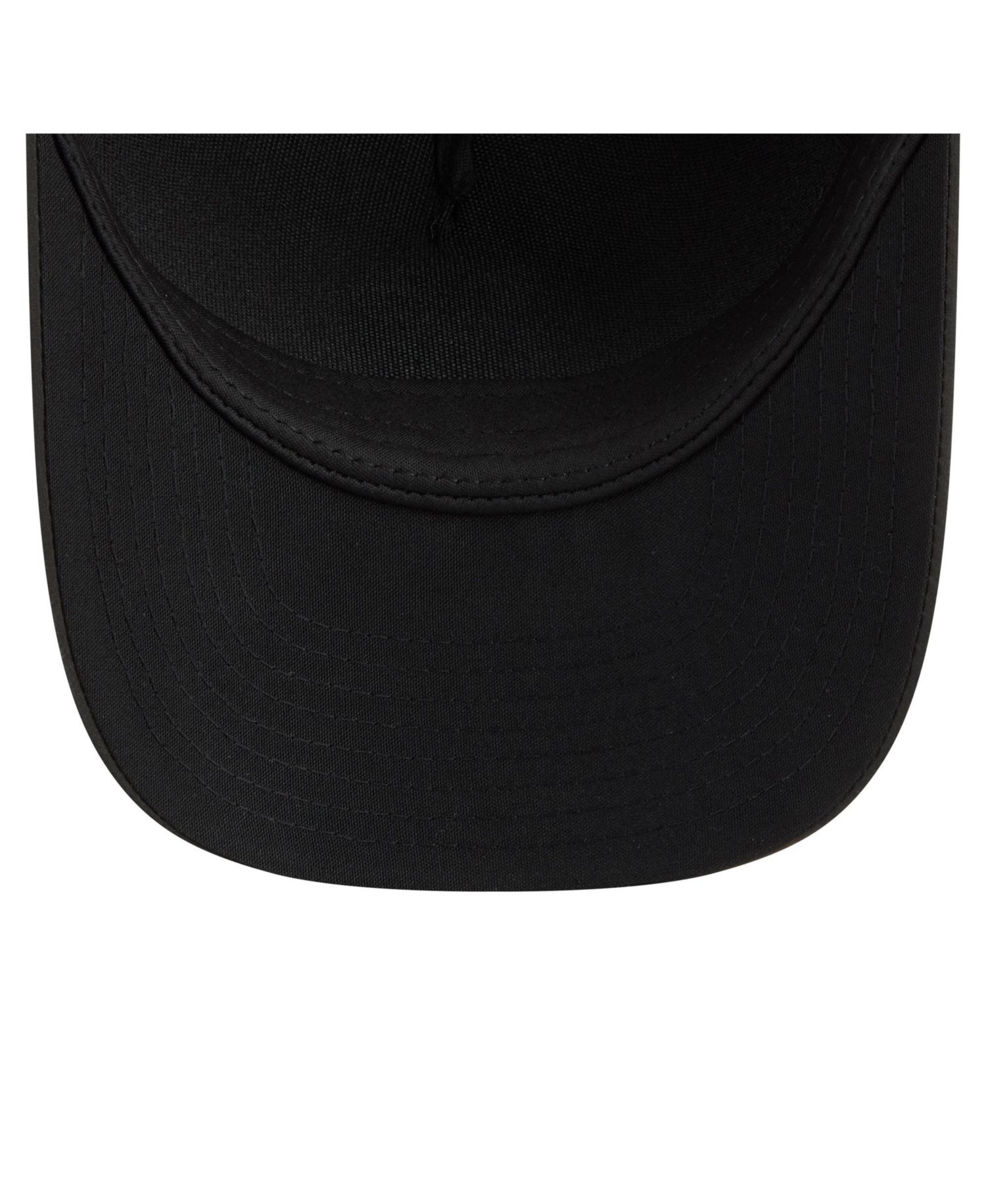 Men's Black Detroit Tigers Badged M-Crown 9FORTY Trucker Adjustable Hat