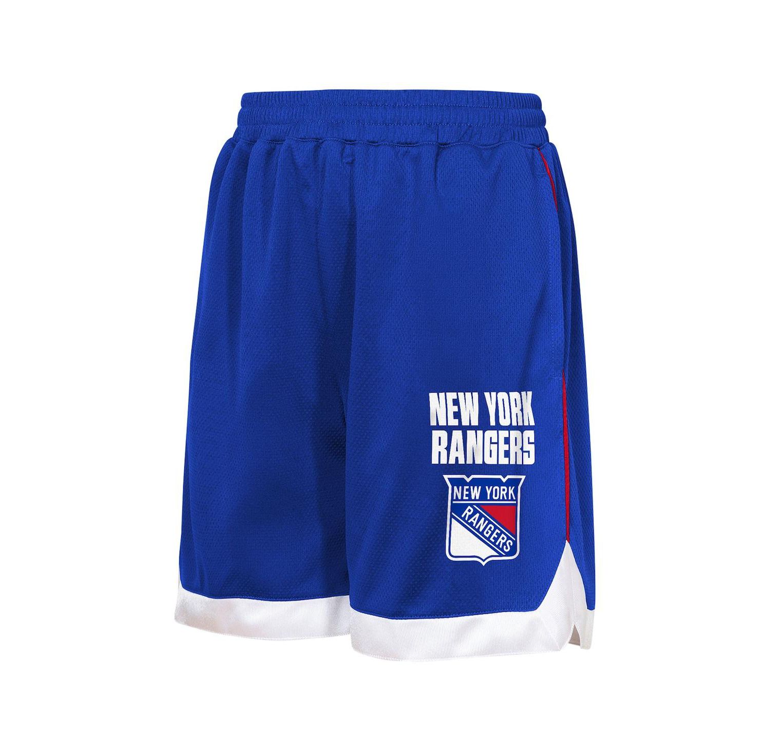 Big Boys and Girls Blue New York Rangers All Star Shorts