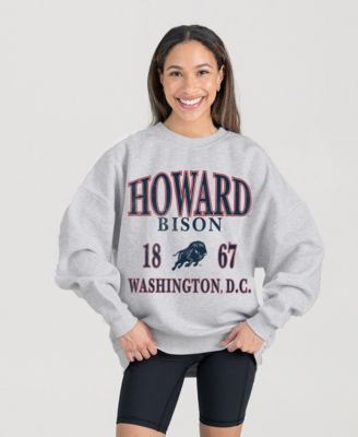 Women's Ash Howard Bison Premium Fleece Pullover Sweatshirt