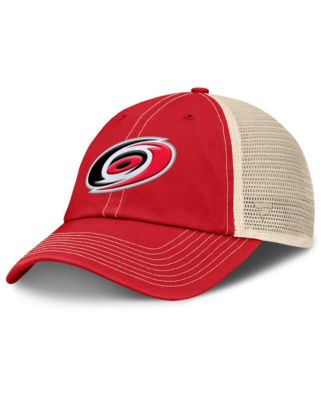 Men's Red/Natural Carolina Hurricanes Rival Trucker Adjustable Hat