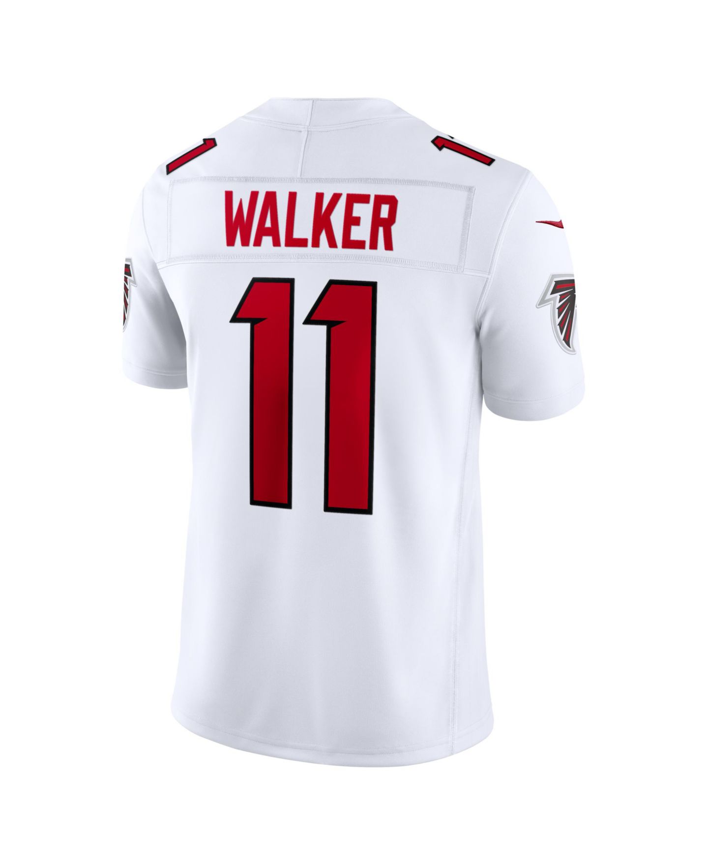 Мужской топ Nike Jalon Walker White Atlanta Falcons Vapor F.U.S.E. Sewn Down Limited Jersey — фото 2