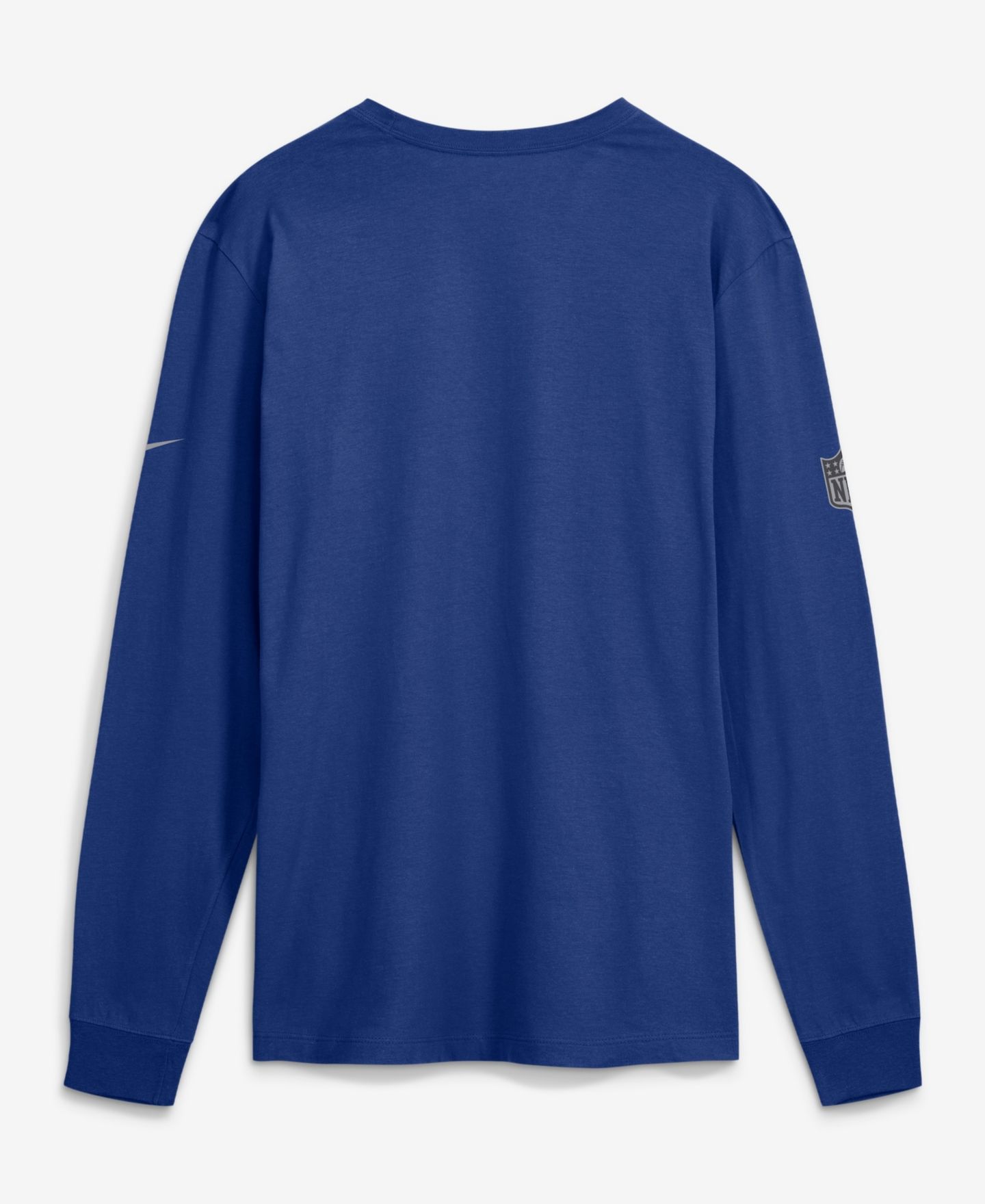 Мужская футболка Nike Royal New York Giants Sideline Bold Arch Star Dri-FIT Long Sleeve — фото 2