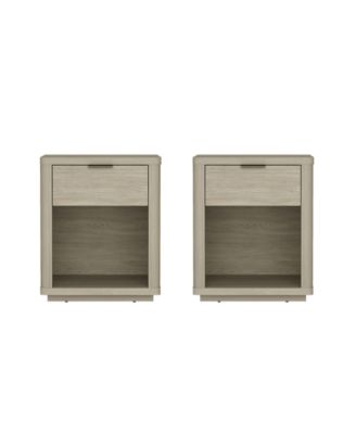 Evelyn 2-Piece 1-Drawer Nightstands