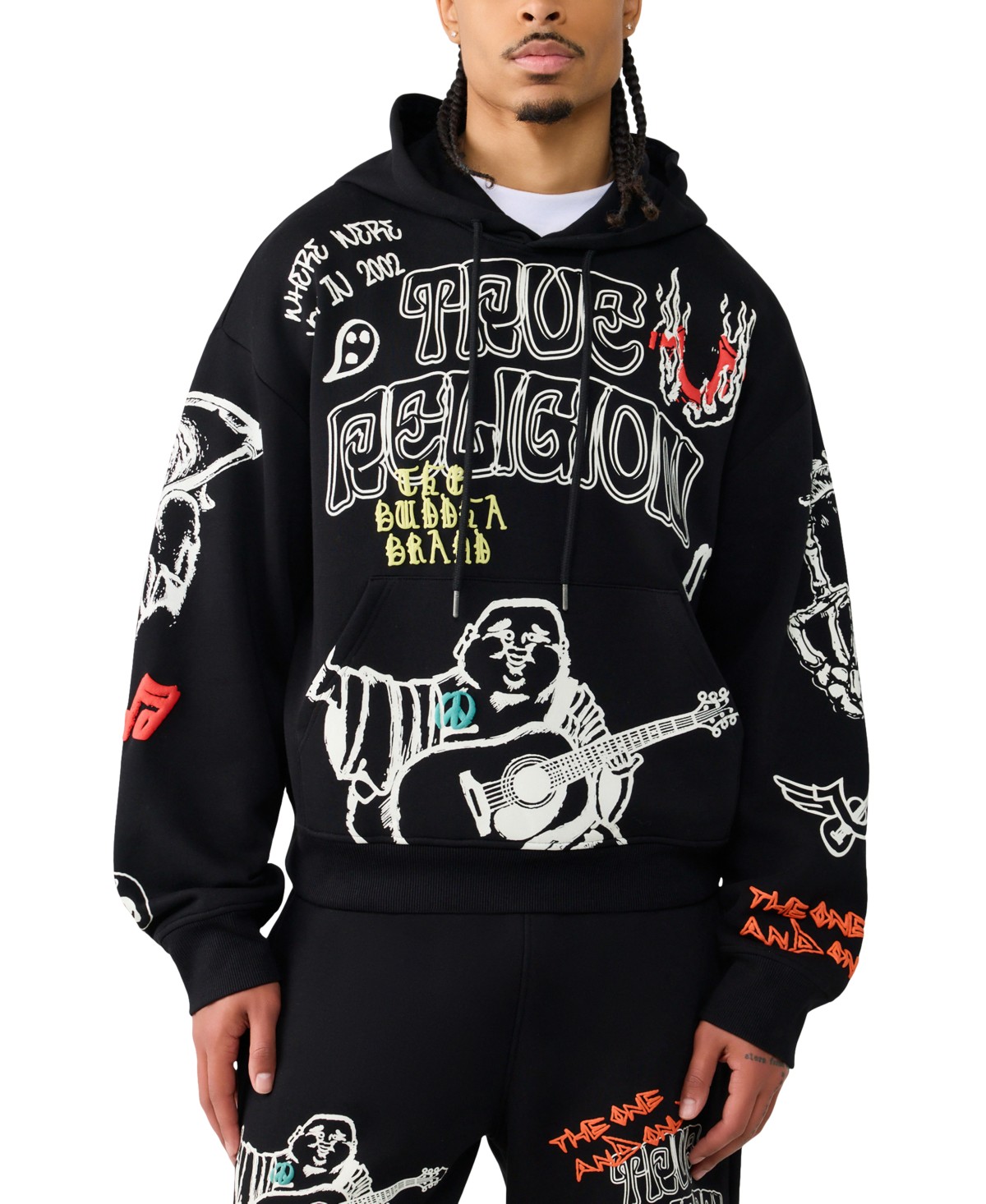 Мужские худи True Religion Men's Oversized Loose-Fit — фото 1