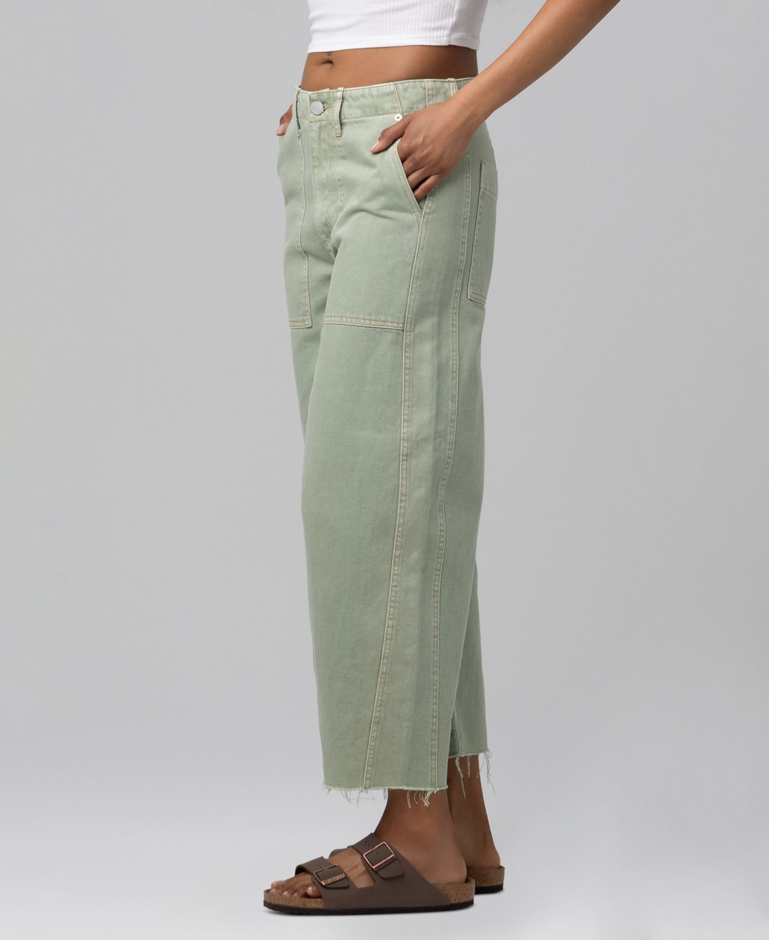 Women's Barrel-Leg High-Rise-Jeans
