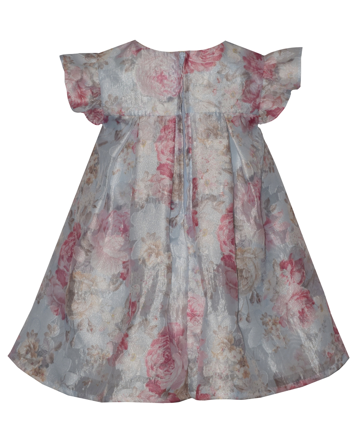 Bonnie Baby Girls' Short-Sleeve Dress with Bow