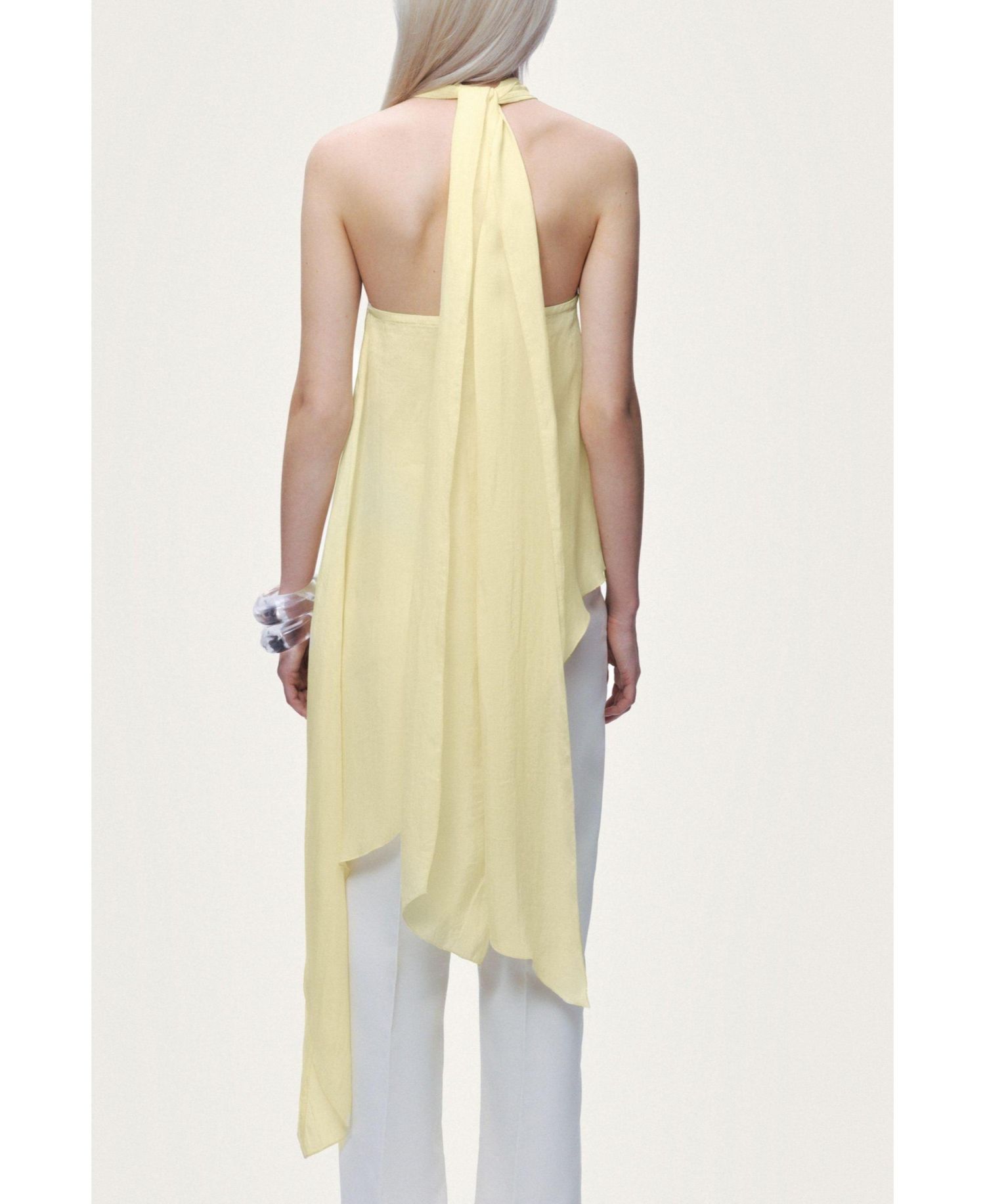 Women's Sleeveless Halter Blouse