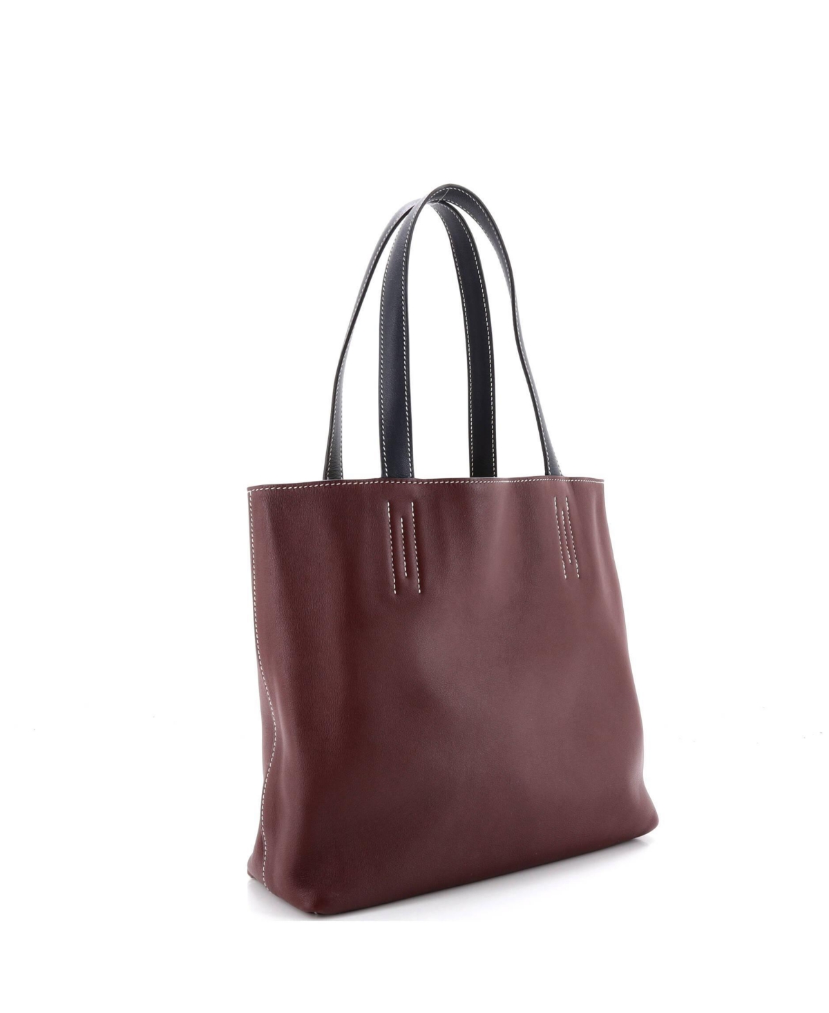 Pre-Owned HERMES 28 Double Sens Tote Veau Sikkim