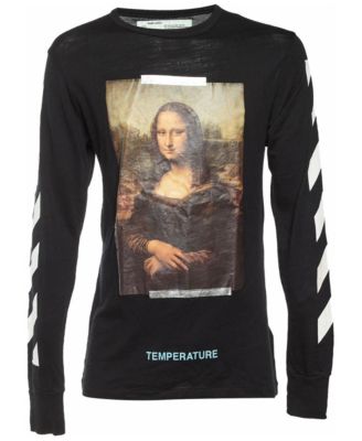 Women's Mona Lisa Temperature Graphic Long Sleeve T-Shirt