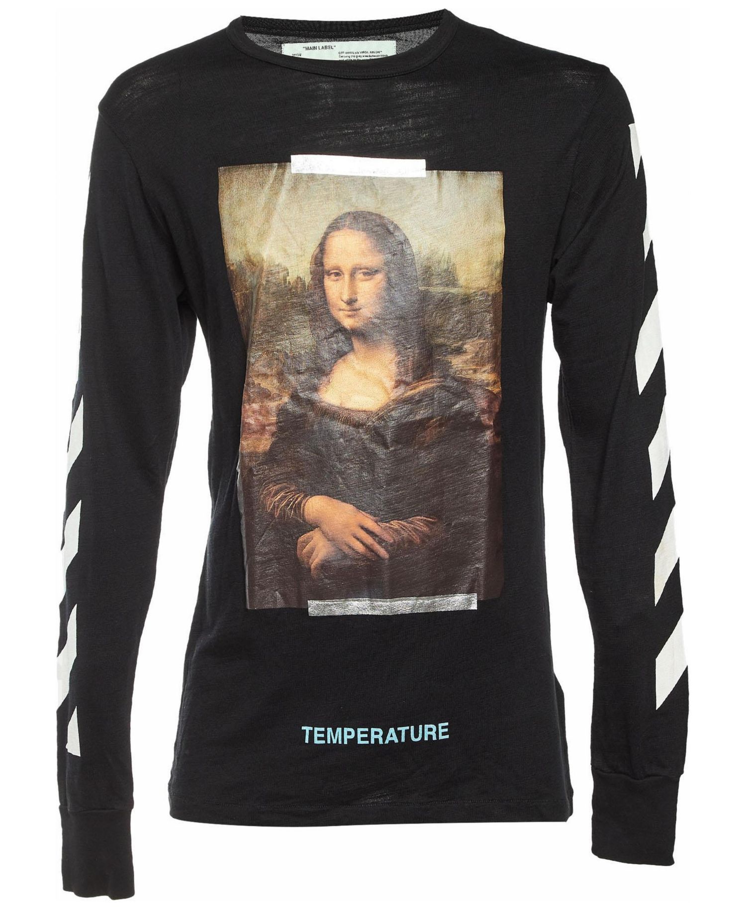 Women's Mona Lisa Temperature Graphic Long Sleeve T-Shirt