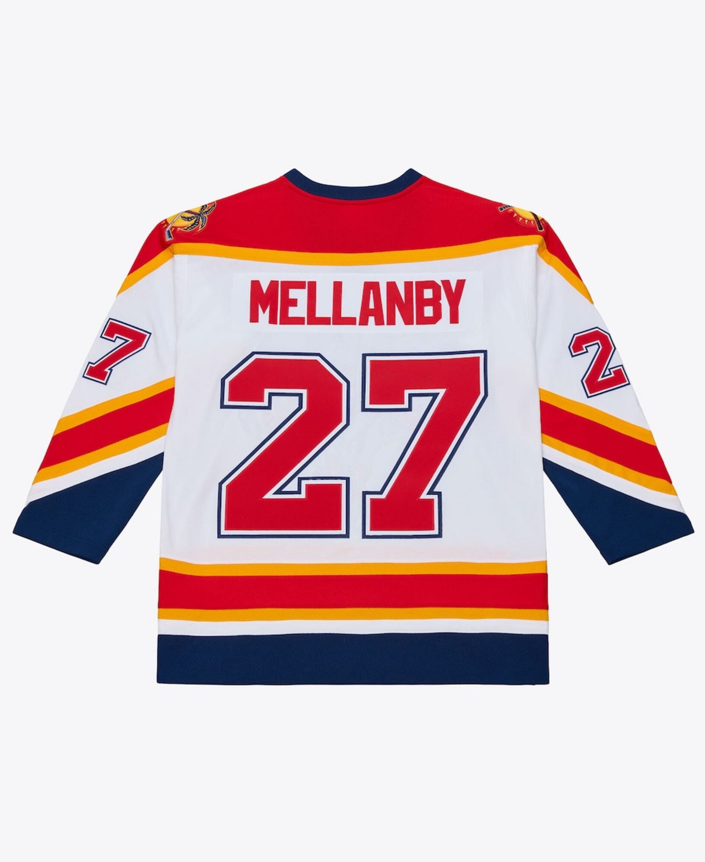Мужской топ Mitchell & Ness Scott Mellanby White Florida Panthers 1996 Power Play Jersey — фото 2