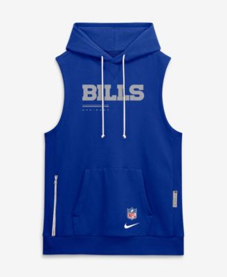 Men's Royal Buffalo Bills Sideline Standard Issue Dri-FIT Sleeveless Hoodie