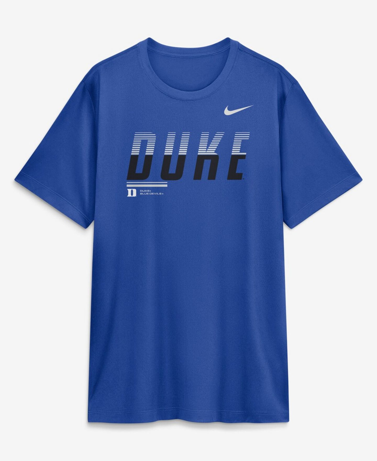 Мужская футболка Nike Royal Duke Blue Devils Sideline Legend Dri-FIT — фото 2