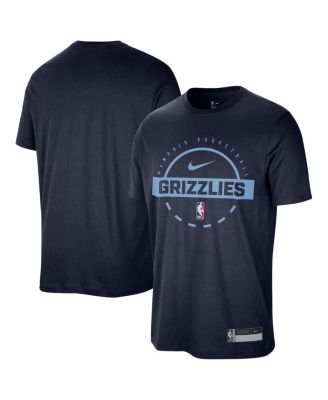 Men's Navy Memphis Grizzlies 2025/26 On-Court Flare Performance Practice T-Shirt