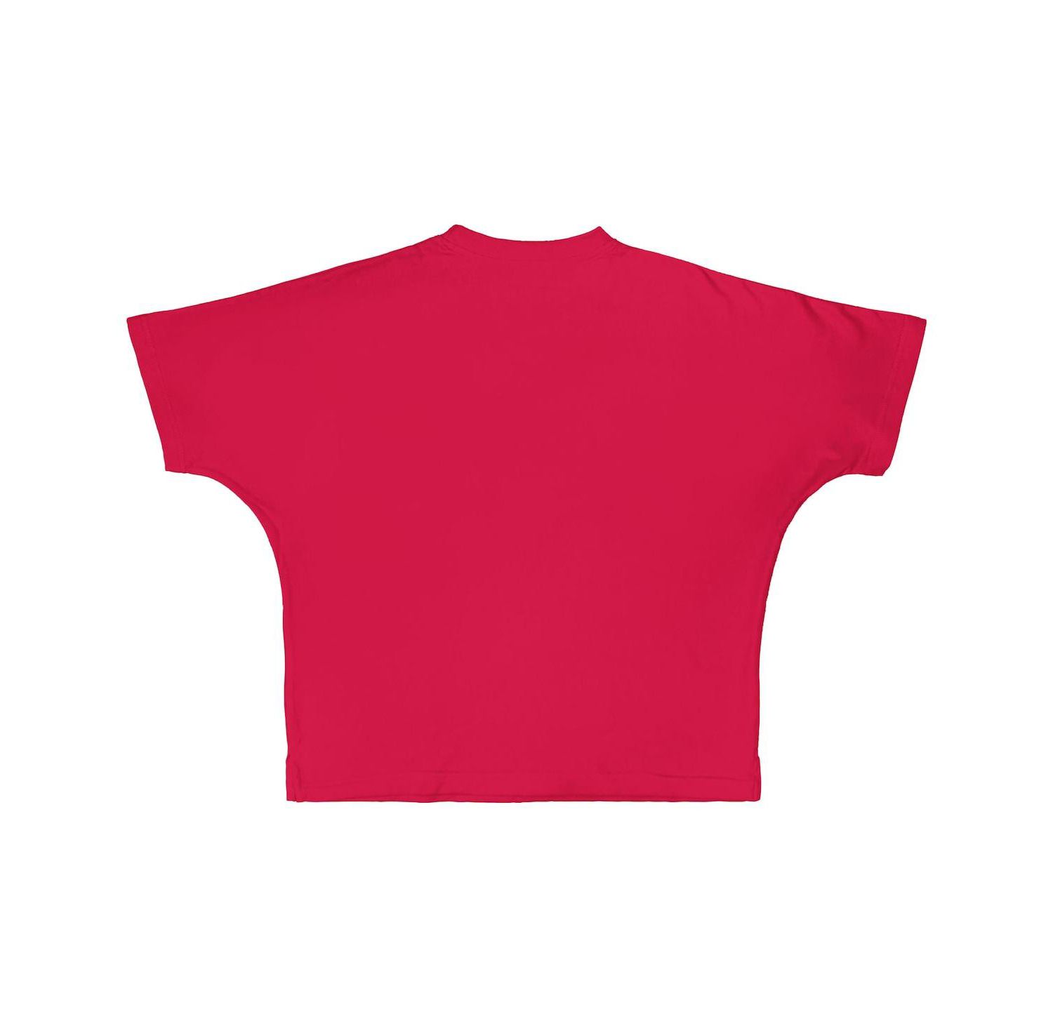 Women's Scarlet Ohio State Buckeyes Flannigan Oversized T-Shirt