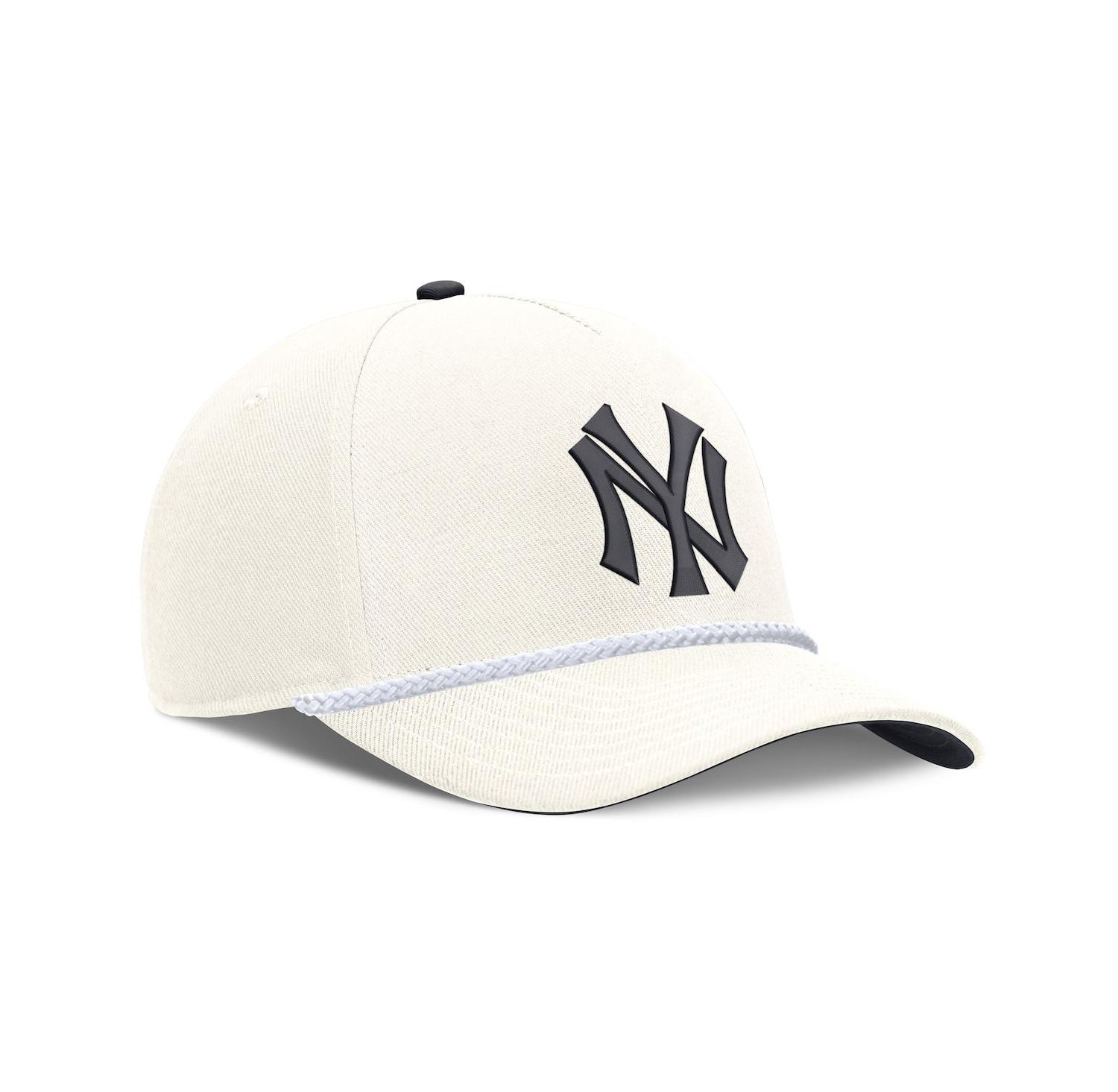 Men's Cream New York Yankees Cooperstown Rise Adjustable Hat