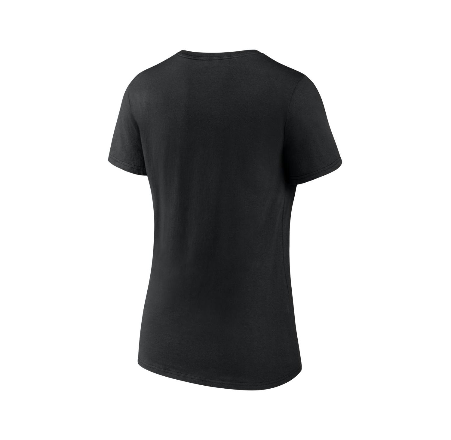 Women's Black San Jose Sharks Arch Victory V-Neck T-Shirt