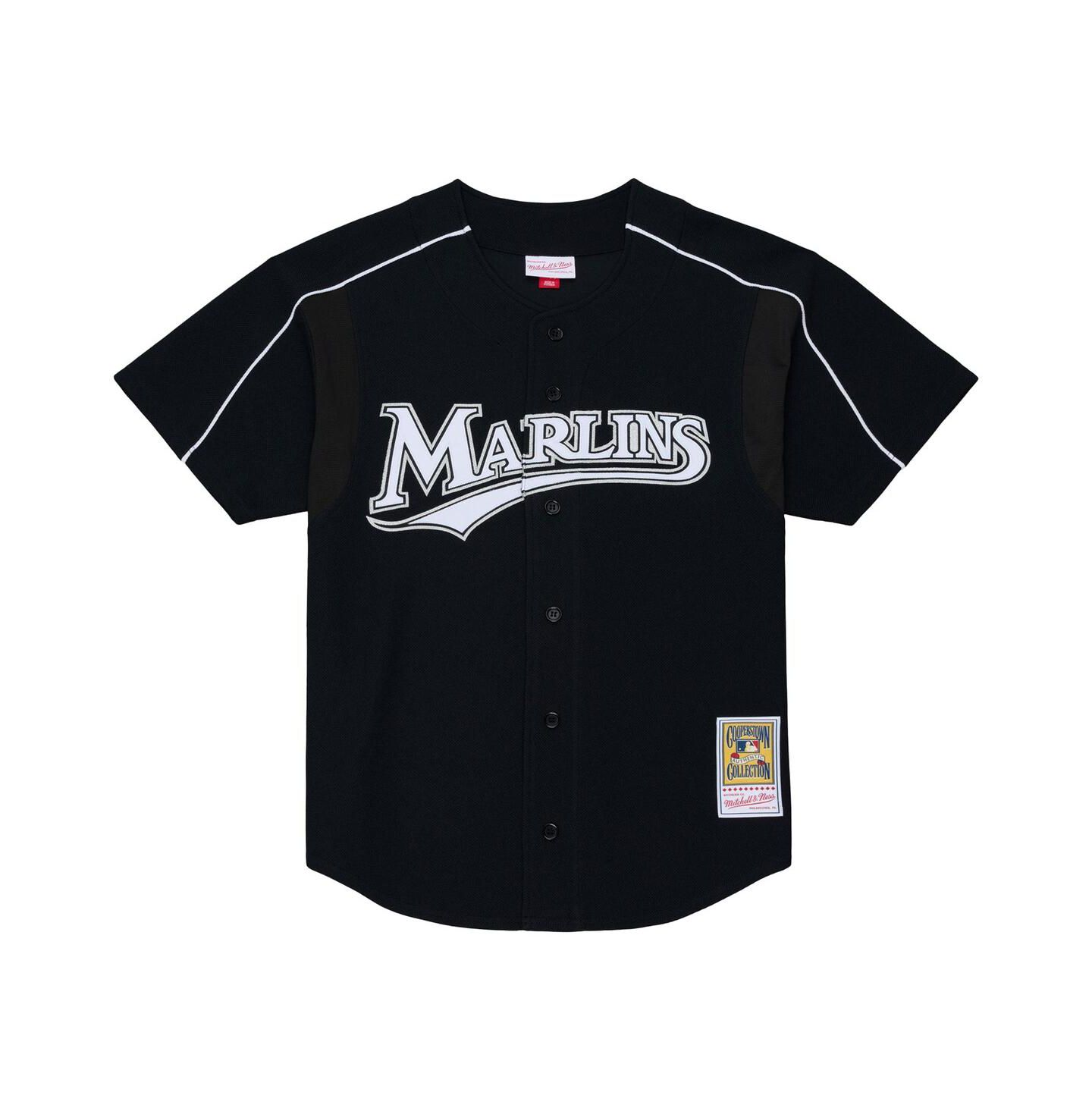 Мужская рубашка-джерси Mitchell & Ness Miguel Cabrera Florida Marlins 2003, Black — фото 2