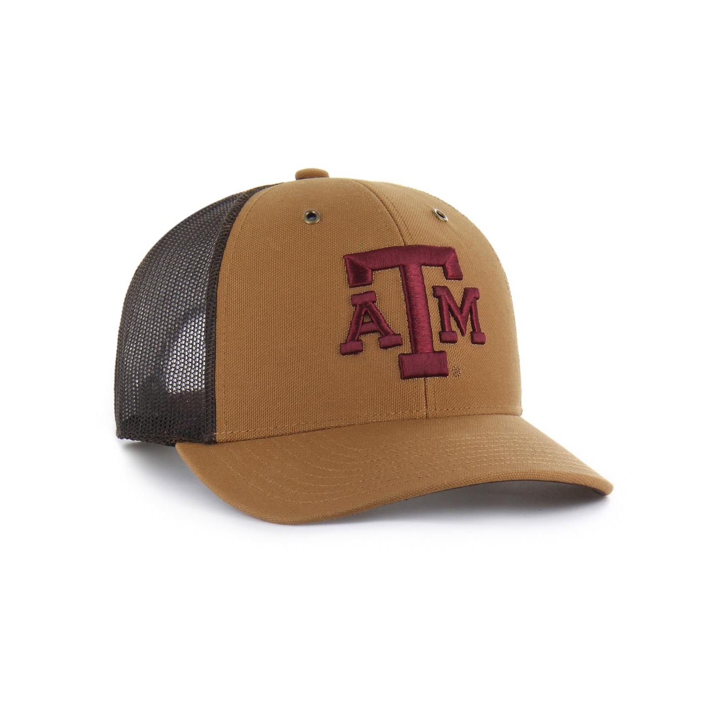 47 Brand X Carhartt Men's and Women's Brown Texas A&M Aggies Trucker Adjustable Hat