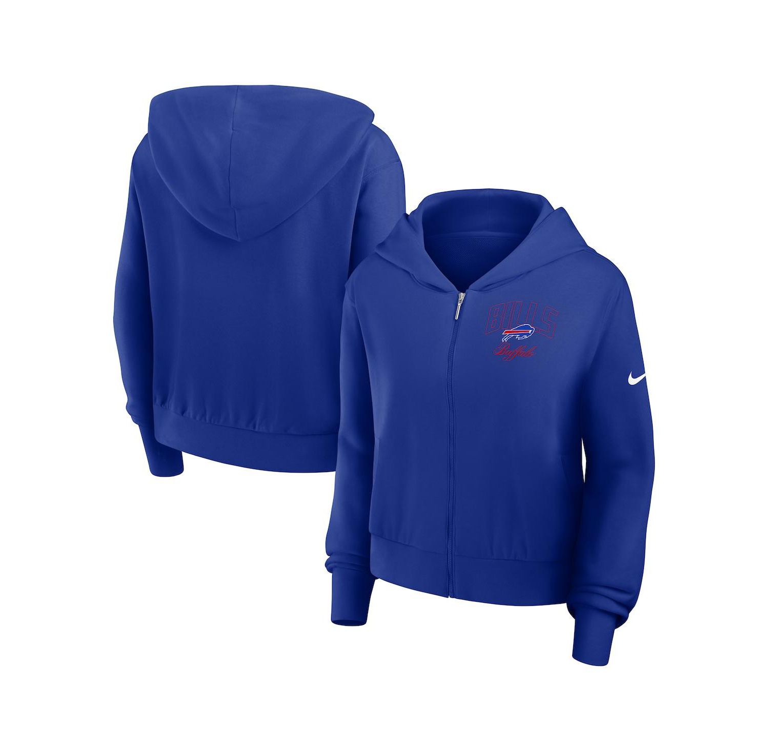 Women's Royal Buffalo Bills Primetime Full-Zip Hoodie