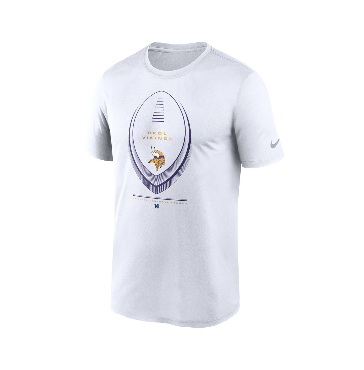 Мужская футболка Nike White Minnesota Vikings Legend Icon Dri-FIT — фото 2