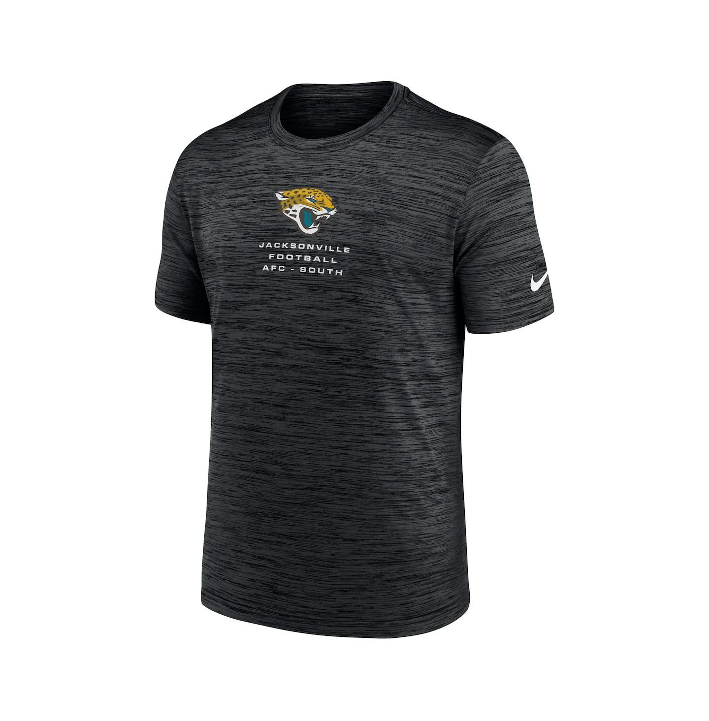Мужская футболка Nike Black Jacksonville Jaguars Velocity Ball Carrier Dri-FIT — фото 2