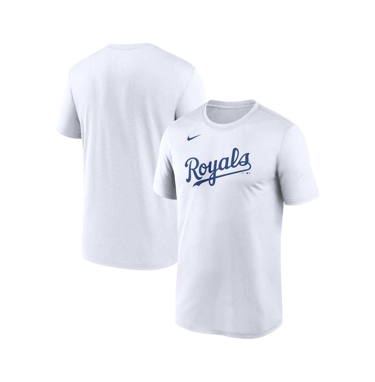 Мужская футболка Nike White Kansas City Royals New Legend Wordmark Dri-FIT — фото 1