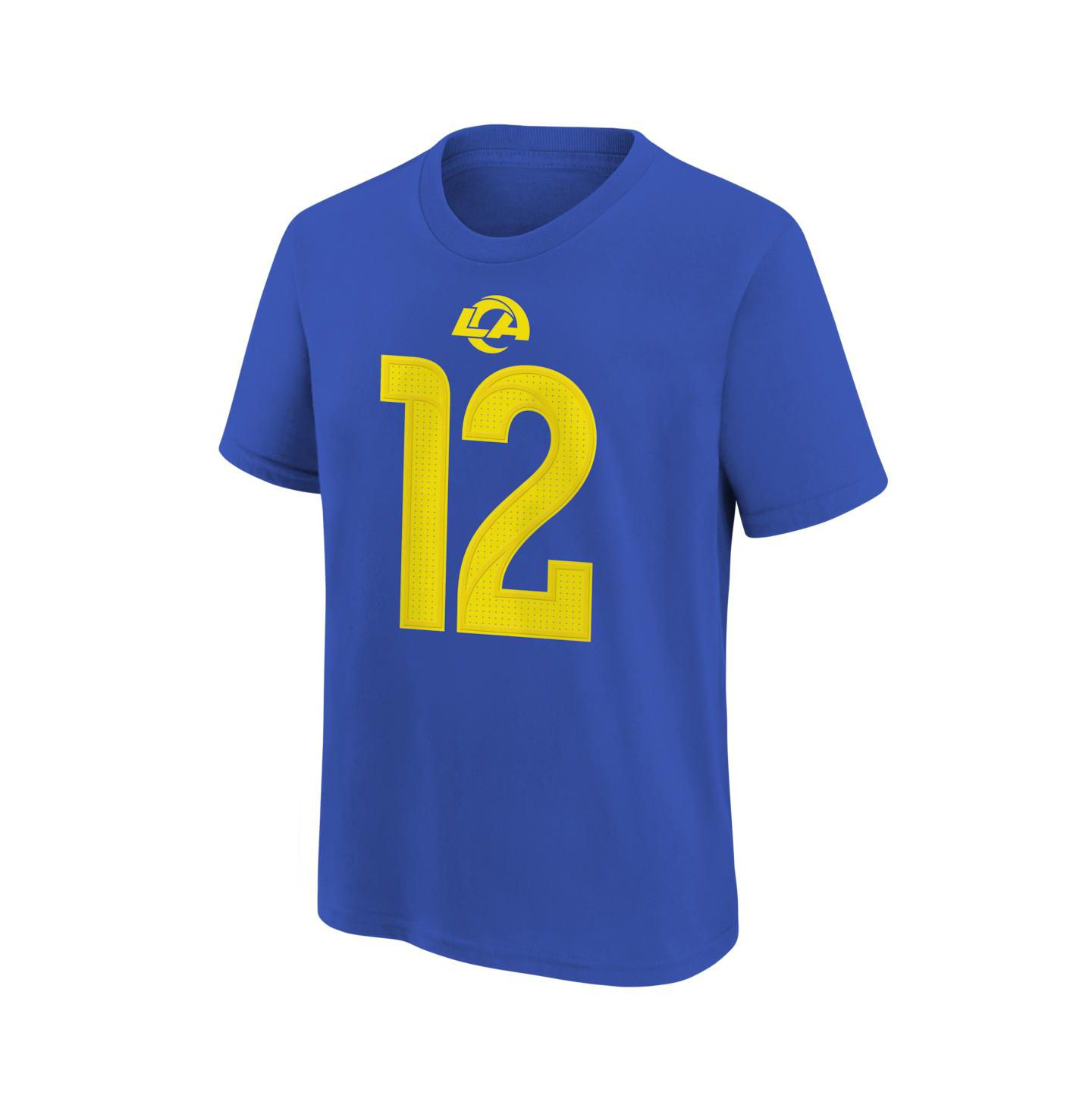 Детская футболка Nike Puka Nacua Royal Los Angeles Rams Name & Number — фото 2