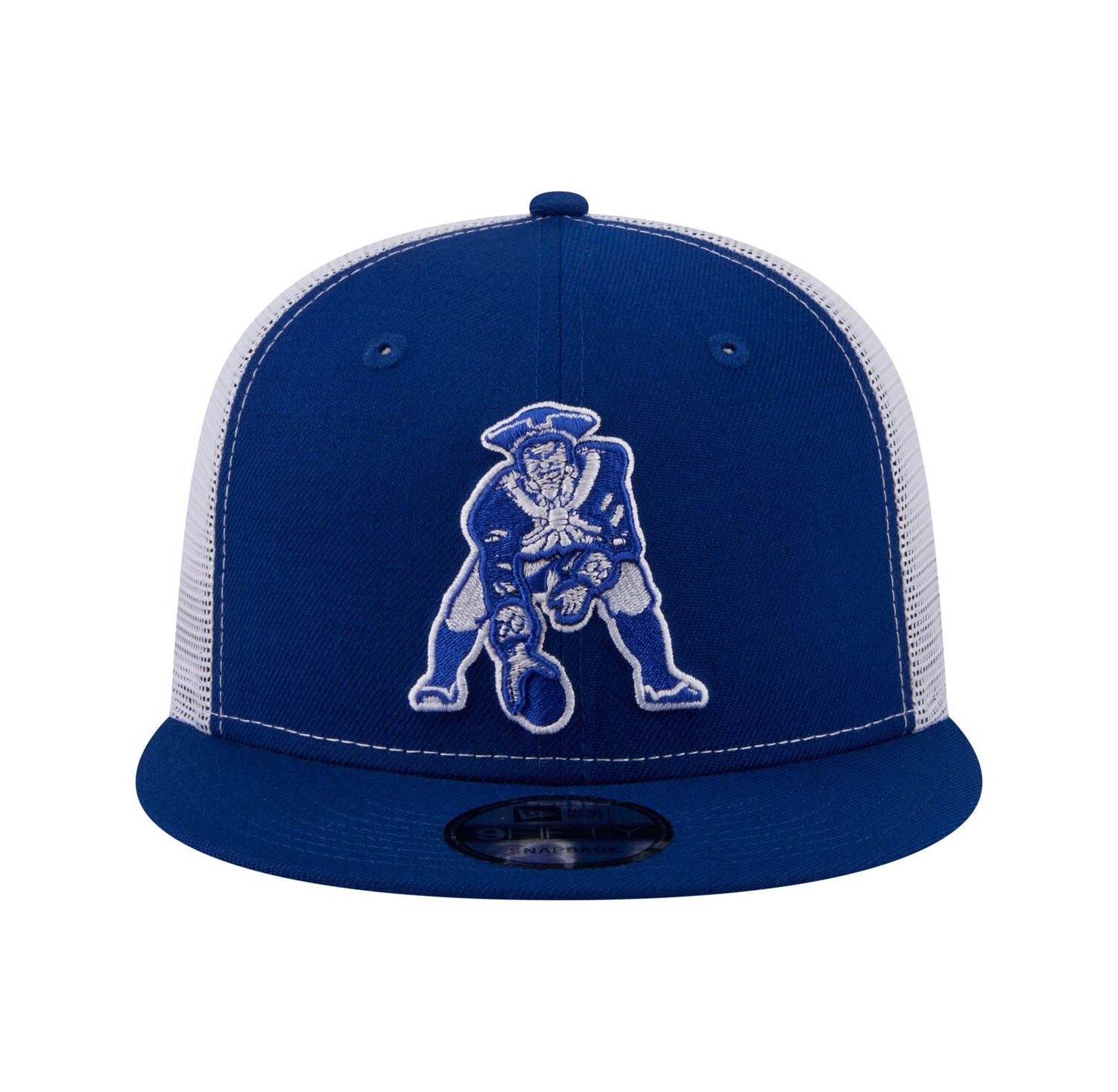 Men's Royal New England Patriots Core Team 9FIFTY Trucker Snapback Hat