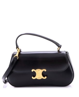Pre-Owned Celine Teen Lola Triomphe Top Handle Bag Leather - Macy's