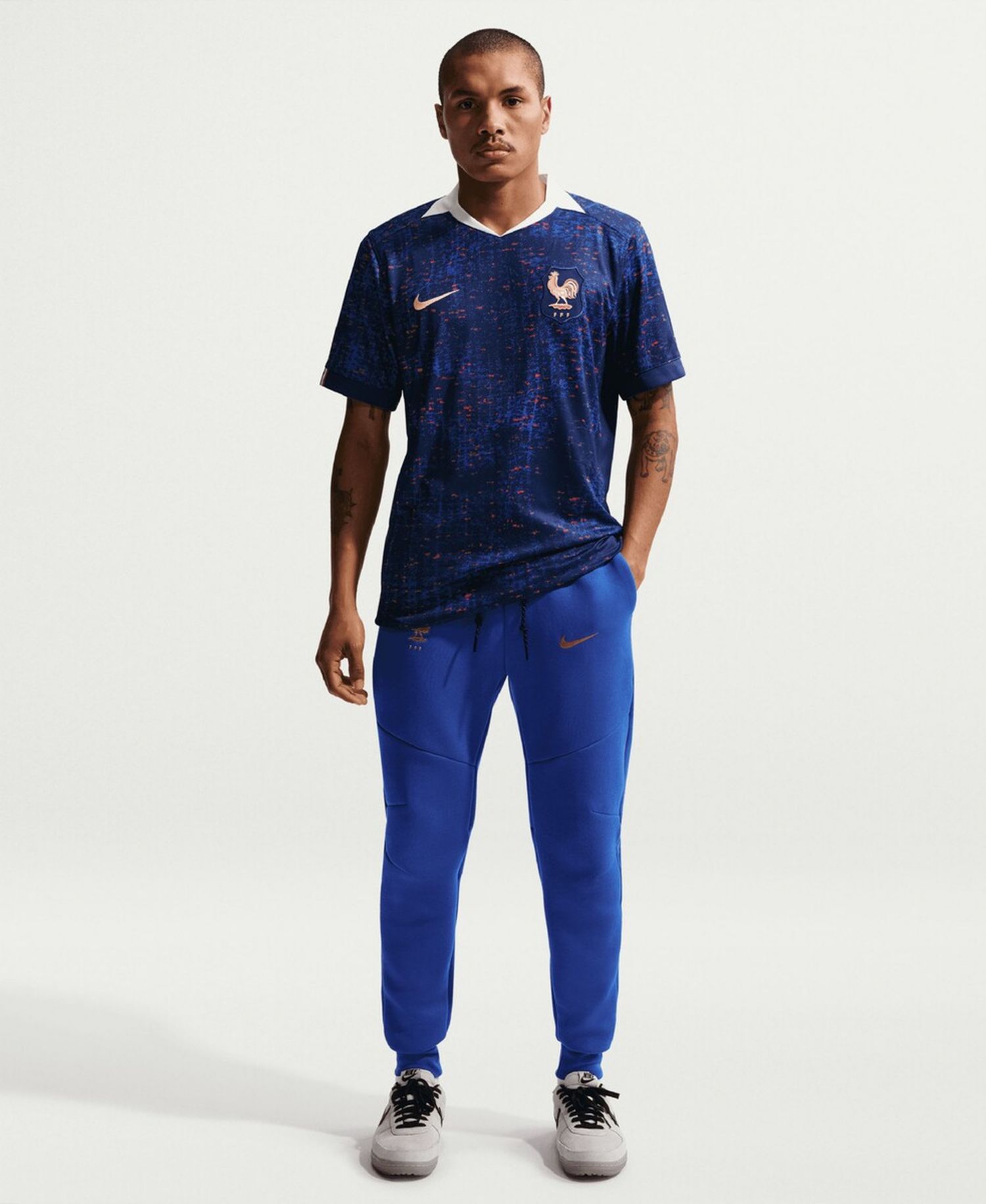 Men's Blue France National Team Tech Fleece Joggers