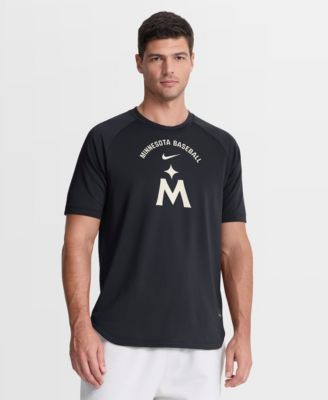 Men's Navy Minnesota Twins Authentic Collection Batting Practice Pre-Game Raglan Dri-FIT Top