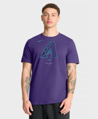 Men's Purple Arizona Diamondbacks City Connect Large Logo T-Shirt