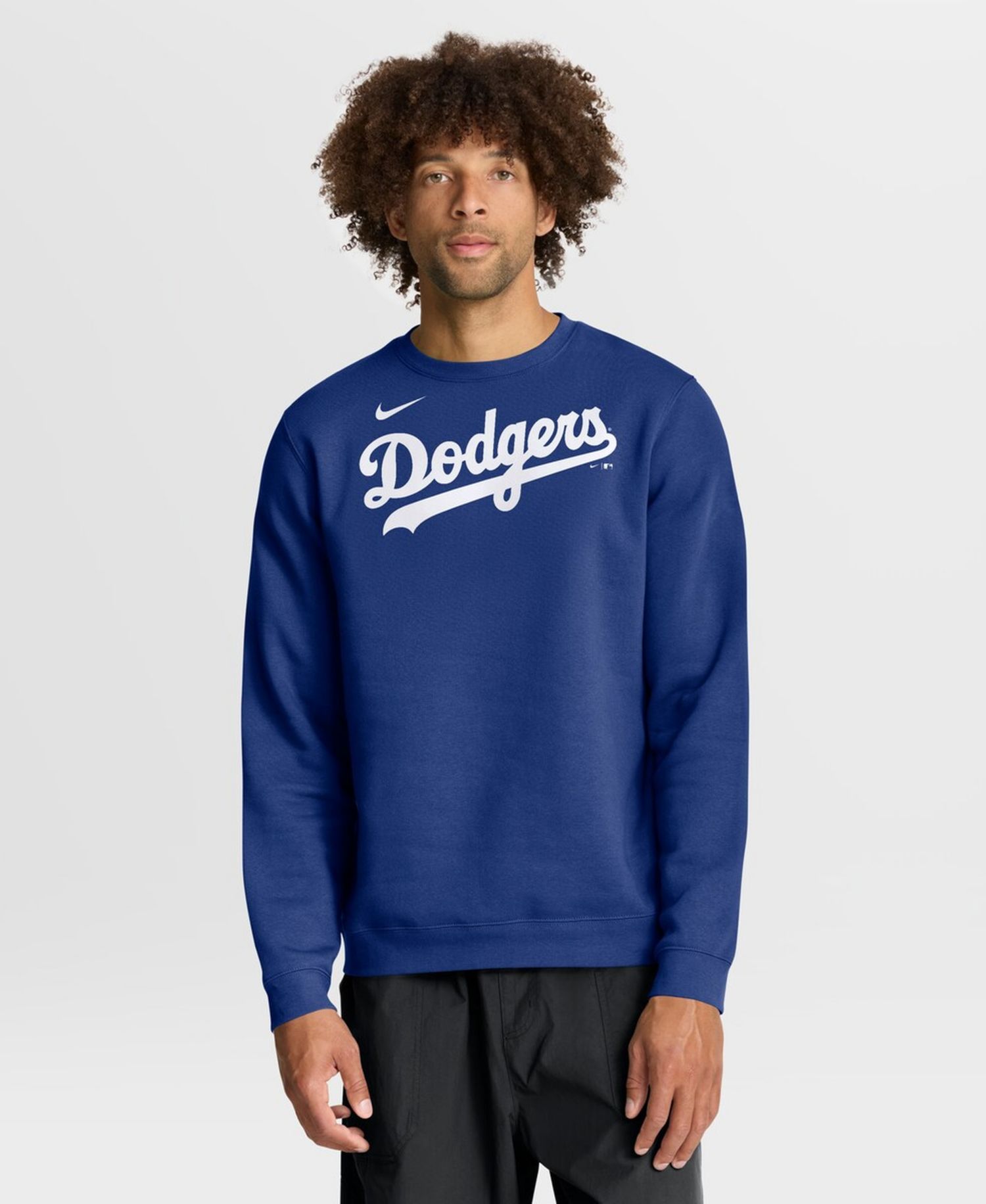 Men's Royal Los Angeles Dodgers Primetime Wordmark Sweatshirt