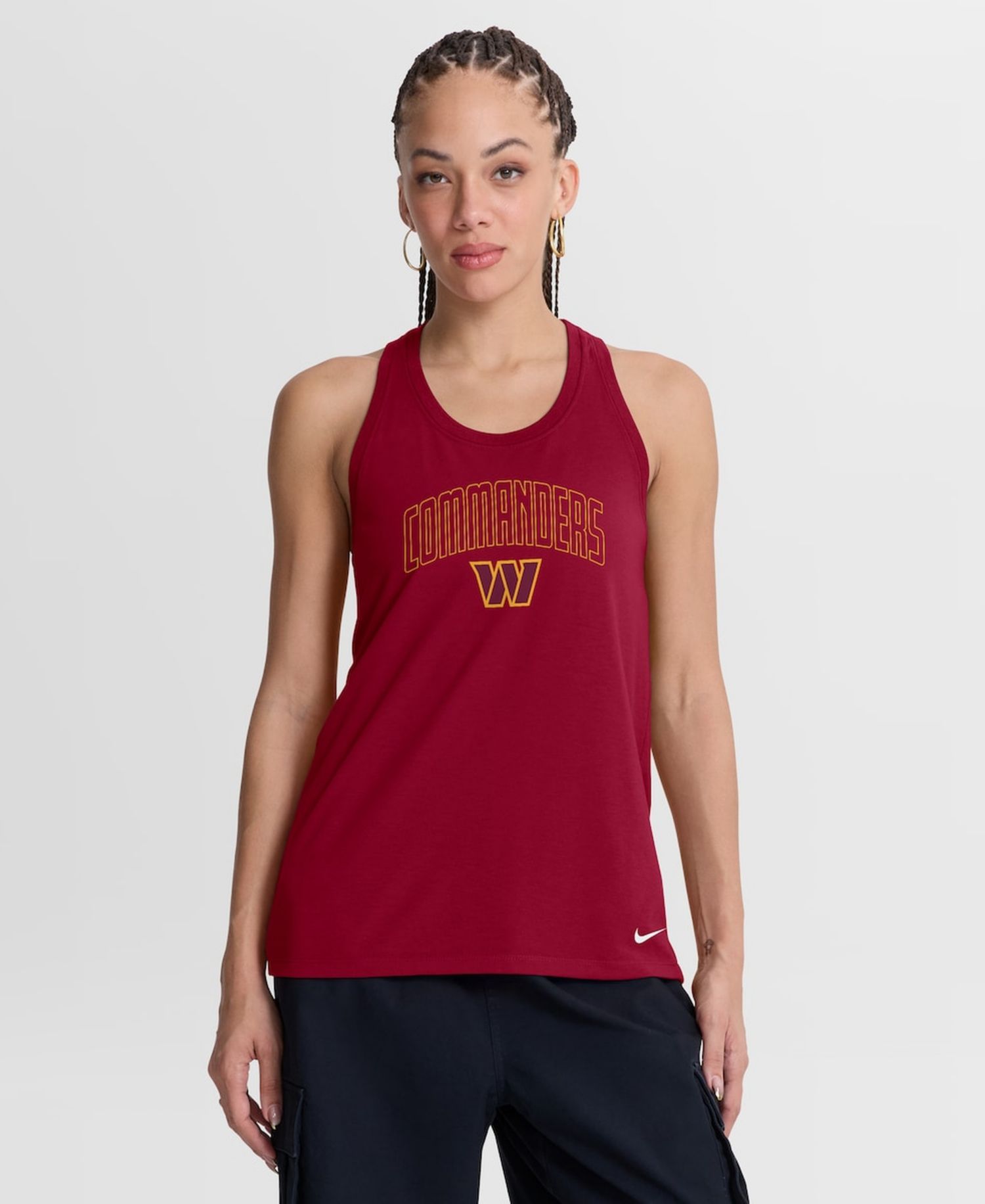 Women's Burgundy Washington Commanders Primetime Tri-Blend Dri-FIT Tank Top
