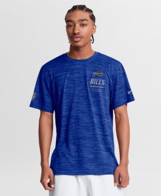 Men's Royal Buffalo Bills Sideline Double Covered Dri-FIT Velocity T-Shirt