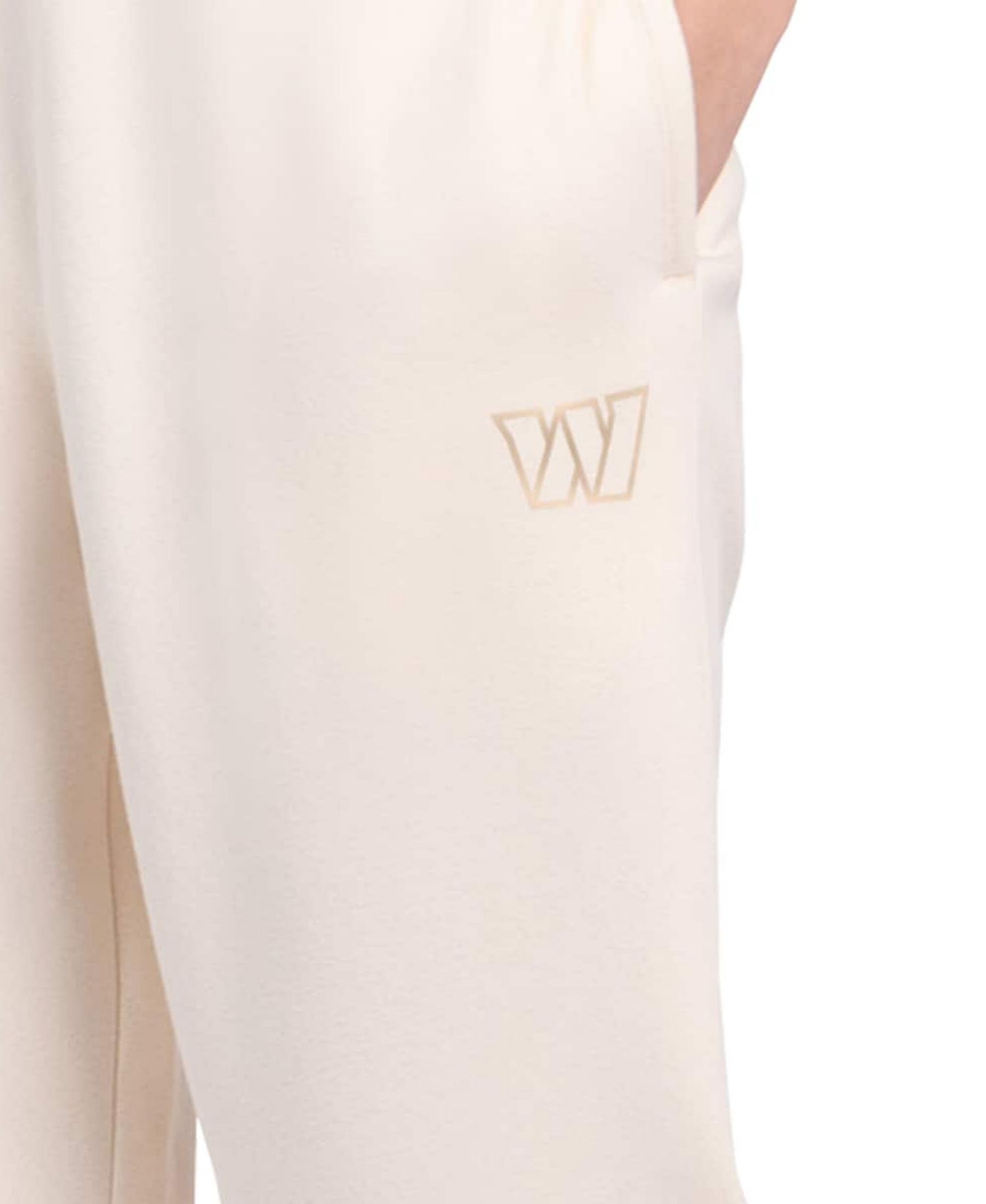 Women's Cream Washington Commanders Pastel High Waisted Travel Fleece Pants