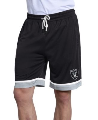 Men's Black Las Vegas Raiders Power Play Mesh Shorts