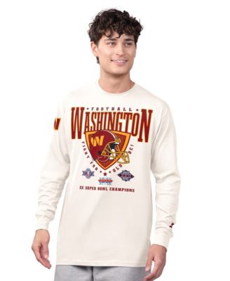 Men's Cream Washington Commanders Champions Long Sleeve T-Shirt