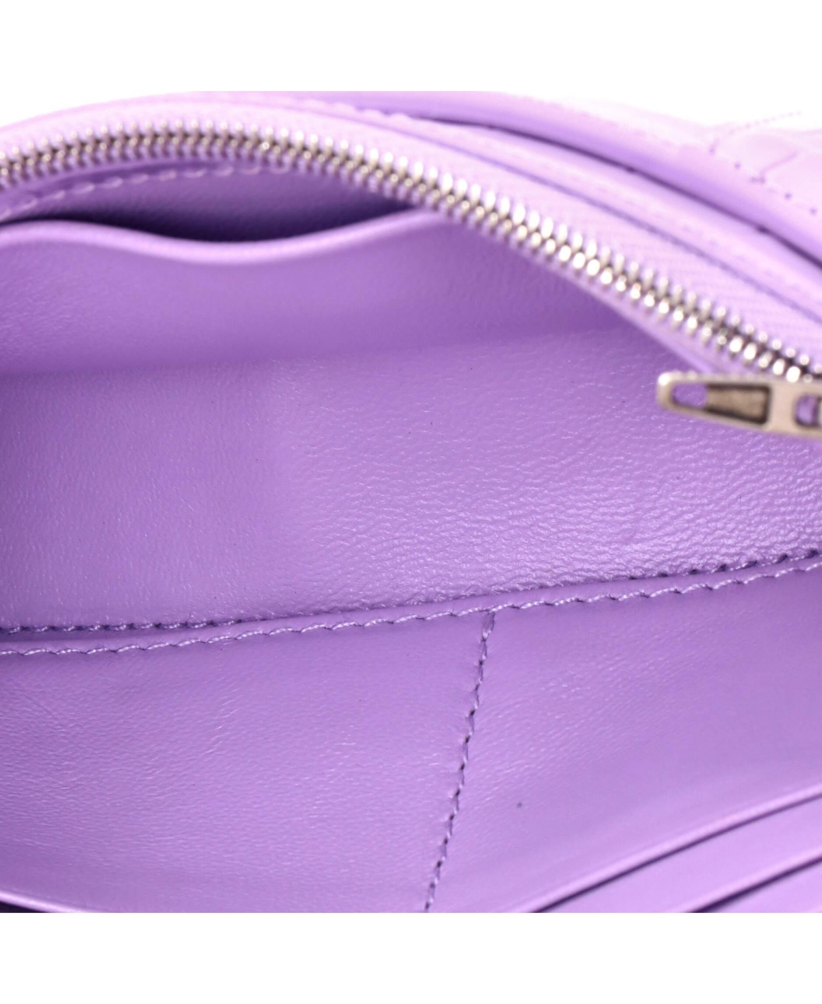 Pre-Owned Balenciaga Hourglass Chain Wallet Embossed Leather