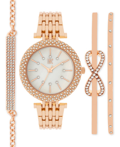 INC International Concepts Women's Bracelet Watch and Bracelets Set 34mm, Only at Macy's