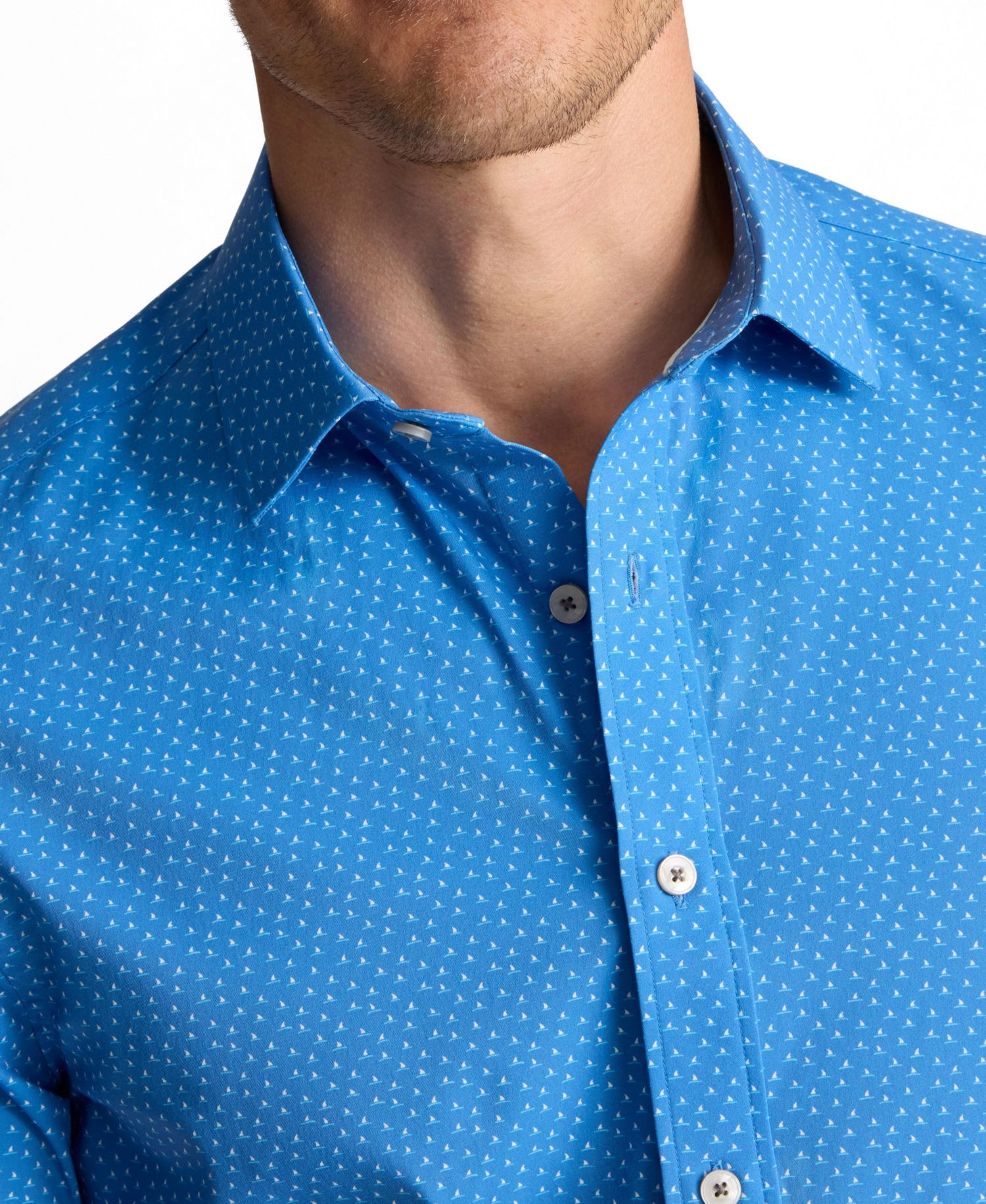Men's Regular Fit Performance Short-Sleeve Livingston Shirt